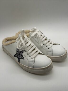 Dylan Skye Sherpa Mule Sneakers Size 7